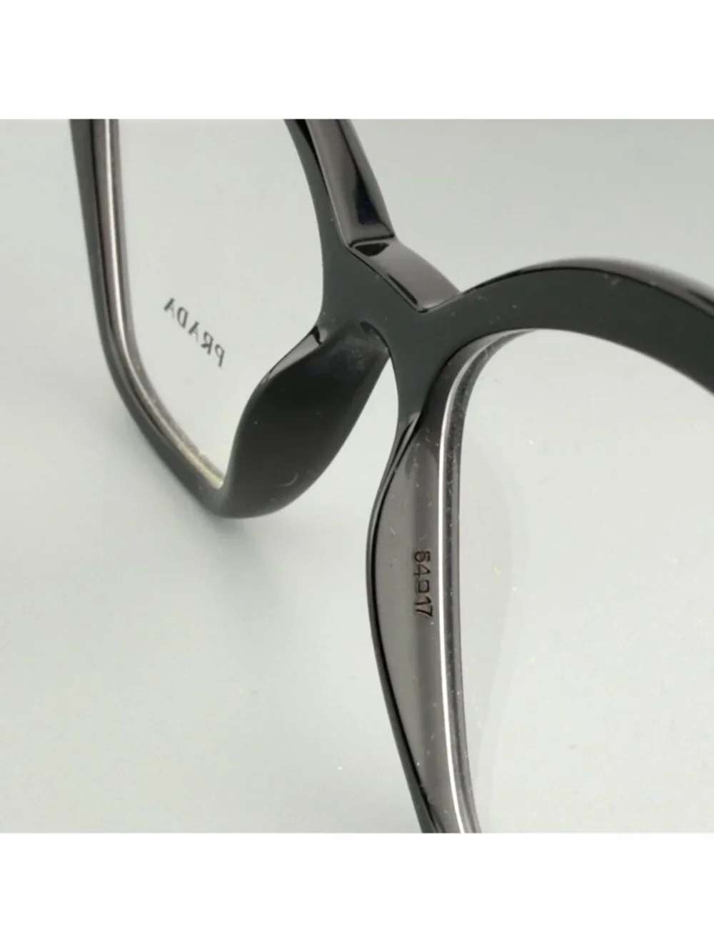 PRADA VPR 20Z Black Eyeglasses Frames 54-17-145 16K-1O1 Women's Glasses